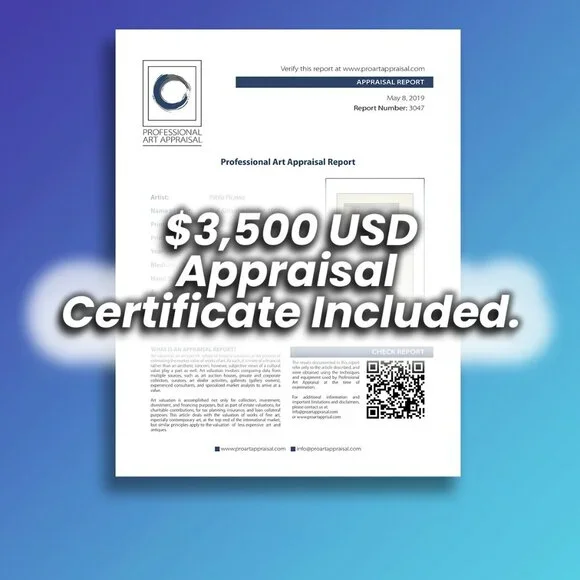 Max Ernst Hand Signed Print - Wizard Woman 12/100 - COA & +$3,500 USD Appraisal